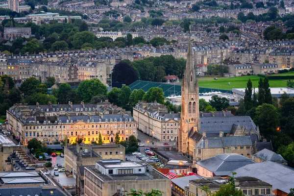 Bath City Skyline Uk — Stock Fotó