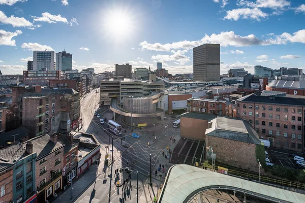 Manchester city üzerinde göster — Stok fotoğraf