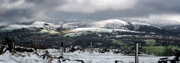 Winter Landscape of Peak district — Stock Photo, Image