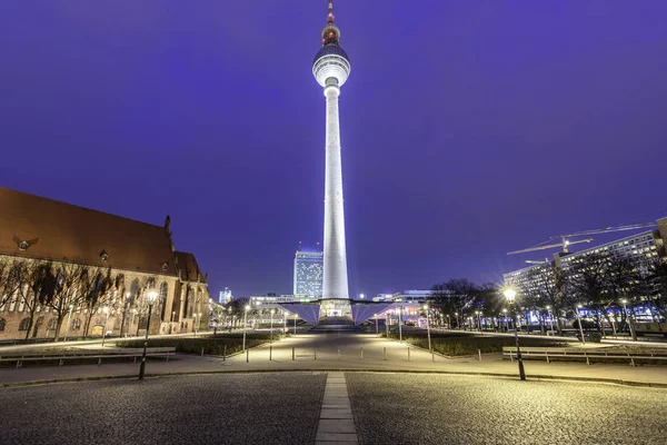 Blick auf fernsehtrum von berlin, deutschland — Stockfoto