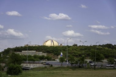Gün batımı sırasında Pakistan Islamabad