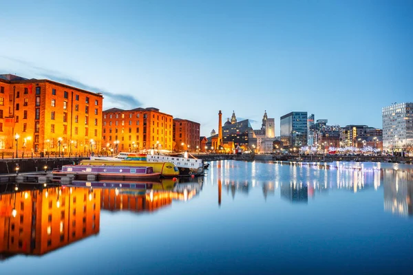 Albert Dock w Liverpoolu — Zdjęcie stockowe