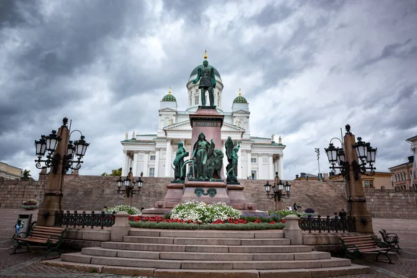 Facade of Helsinki Cathedral — Stock Photo, Image