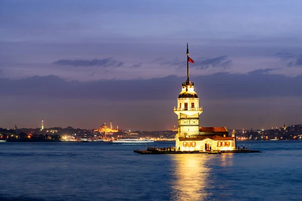 Famous historical Leanders Tower — Stock Photo, Image