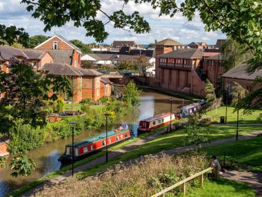 Chester city ile geçen kanal 