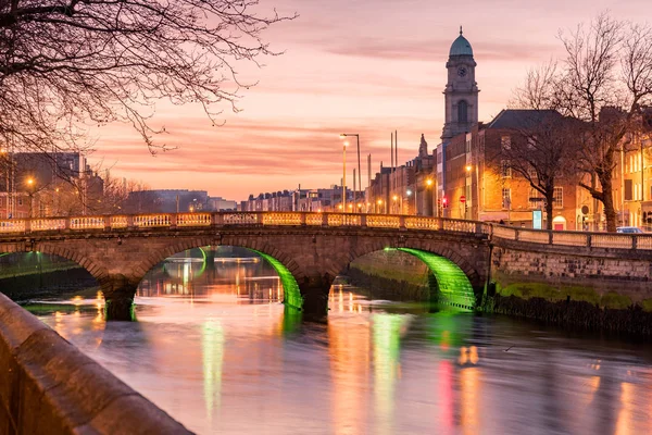 Ponte di Grattan a Dublino Foto Stock