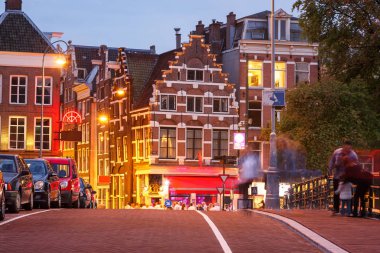 Amsterdam caddeleri Hollanda Hollanda