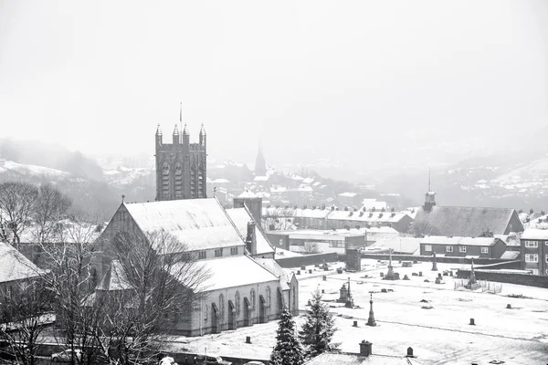 Campo de Inverno Inglaterra Reino Unido — Fotografia de Stock