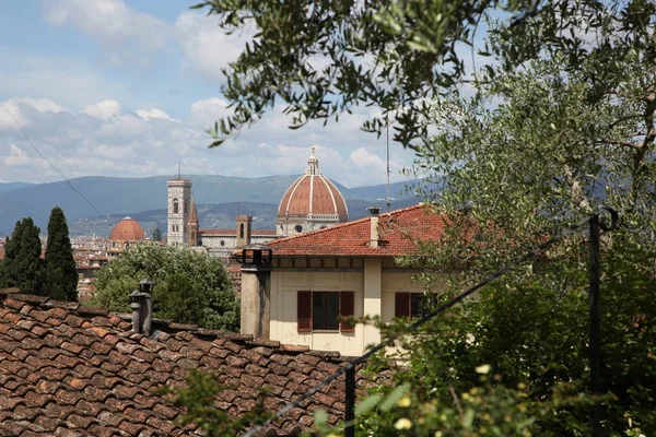 Arquitectura Antigua Cattedrale Santa Maria Del Fiore Florencia Toscana Italia — Foto de Stock