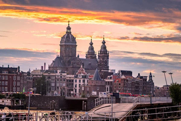 Szent Miklós-templomot Amszterdamban — Stock Fotó