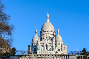 Kutsal Kalp Paris, Paris, Fransa Sacre-Coeur Bazilikası'na olarak bilinen Bazilikası.