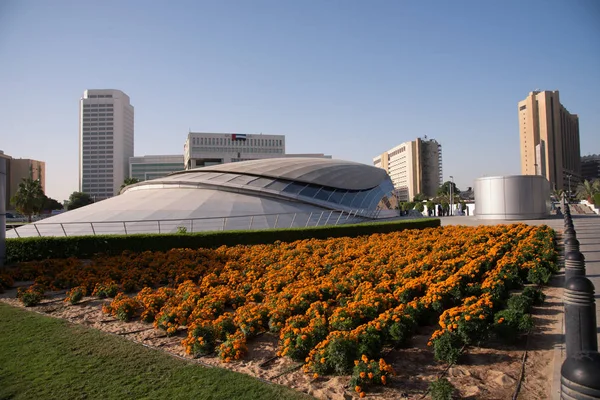 Edificio Forma Perla Della Stazione Della Metropolitana Dubai Emirati Arabi — Foto Stock