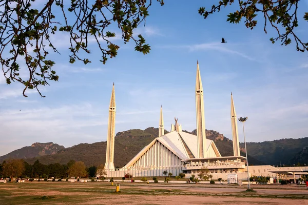 모스크는 랜드마크 이슬라마바드 파키스탄에 아시아의 모스크의 — 스톡 사진