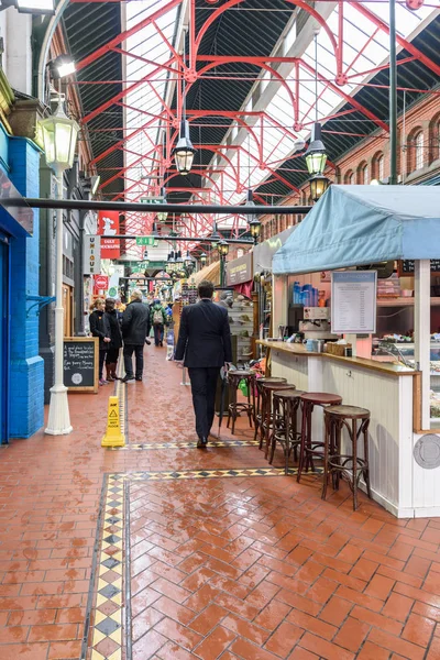 George Street Arcade Dublin Ireland Nisan 2015 Dublin Kırmızı Tuğlalı — Stok fotoğraf