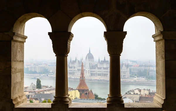 Budapest Slott Ett Anmärkningsvärt Landmärke Ungern Och Ett Populärt Turistmål — Stockfoto