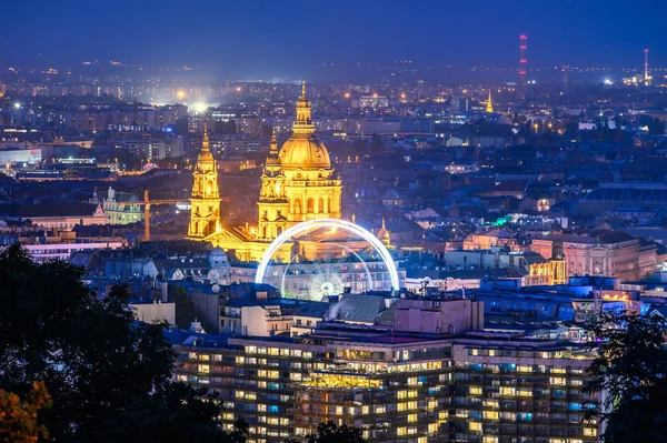 Stefan Basilica Romersk Katolsk Basilika Budapest Hungaryit Var Den Sjette – stockfoto