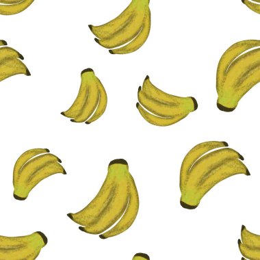 Beyaz arka planda suluboya muzları olan kusursuz bir desen. Yaz döngüsü. Meyve izi. Paketleme, duvar kağıdı, tekstil, kumaş tasarımı