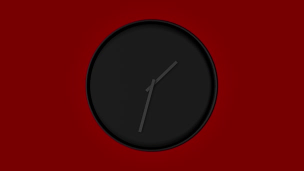 Clock Time Concept Render — ストック動画