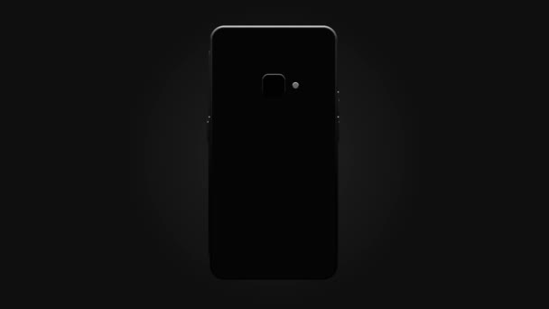 Smartphones Mobile Phones Back Mock Render — Stock Video