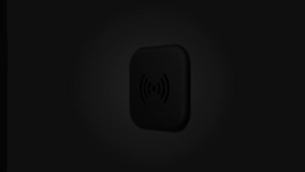 Chargeur sans fil, téléphone portable, retour. Maquette-toi. 3D  