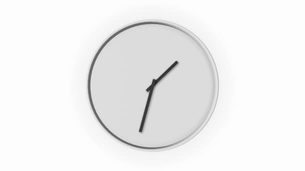 Relógio Conceito Tempo Render — Vídeo de Stock