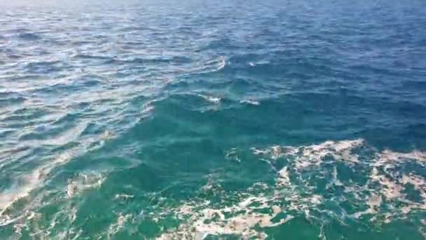 Красива Морська Поверхня Природа Подорожі — стокове відео