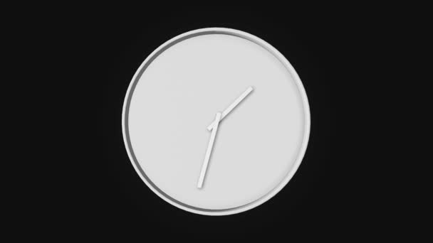 Clock Time Concept Render — Stock Video