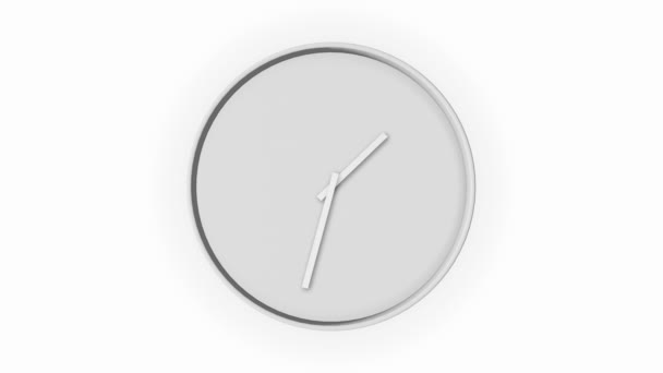 Clock Time Concept Render — Stock Video