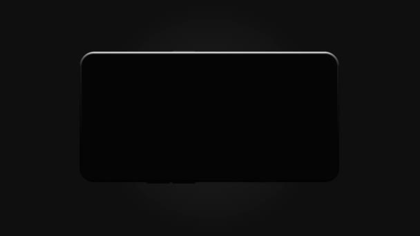 Carga Smartphone Renderizado — Vídeo de stock