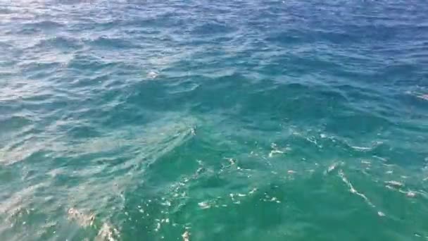 Schöne Meeresoberfläche Natur Reisen — Stockvideo