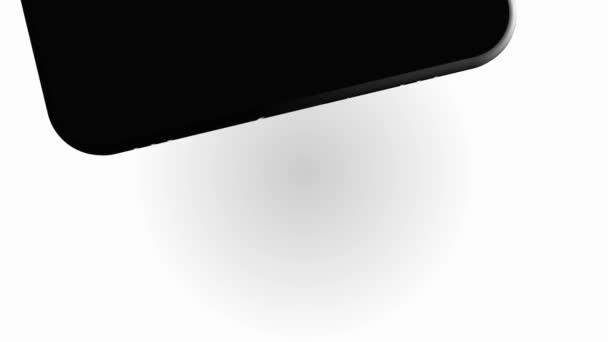 Smartphone, téléphone portable, retour. Maquette-toi. 3D Render. Vidéo 