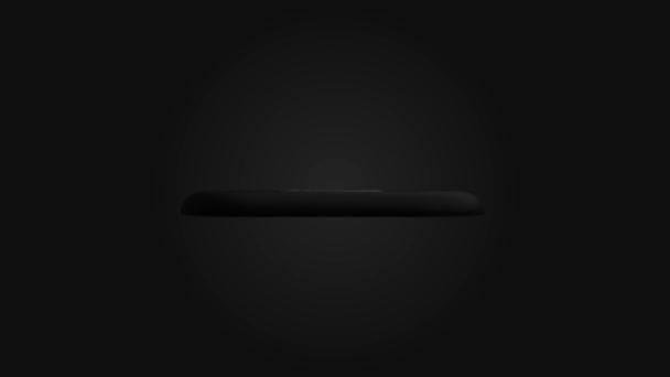 Smartphone, téléphone portable, retour. Maquette-toi. 3D Render. Vidéo 