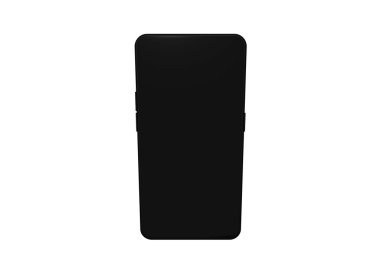 Akıllı telefon, cep telefonu, geri dönüş. Model Yukarı. 3d Hazırlama