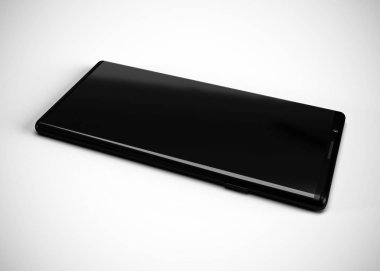 Akıllı telefon, cep telefonu, geri dönüş. Model Yukarı. 3d Hazırlama