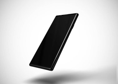 Akıllı telefon, cep telefonu, geri dönüş. Model Yukarı. 3d Hazırlama