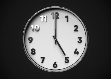 Saat, Zaman kavramı 3d Hazırlama