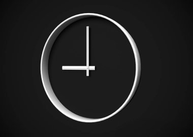 Saat, Zaman kavramı 3d Hazırlama