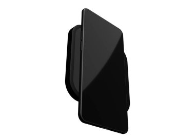 Akıllı telefon, cep telefonu, geri dönüş. Model Yukarı. 3 boyutlu görüntüleme. Kablosuz Şarj