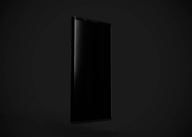 Akıllı telefon, cep telefonu, geri dönüş. Model Yukarı. 3d Hazırlama