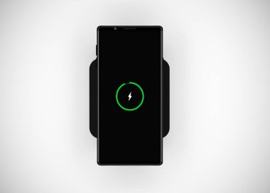 Akıllı telefon, cep telefonu, geri dönüş. Model Yukarı. 3d Hazırlama