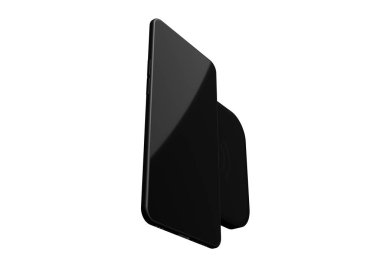 Akıllı telefon, cep telefonu, geri dönüş. Model Yukarı. 3 boyutlu görüntüleme. Kablosuz Şarj