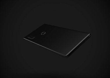 Akıllı telefon, cep telefonu, geri dönüş. Model Yukarı. 3d Hazırlama