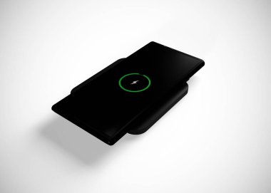 Akıllı telefon, cep telefonu, geri dönüş. Model Yukarı. 3d Hazırlama