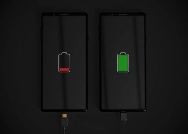 Akıllı telefonlar, cep telefonları, şarj