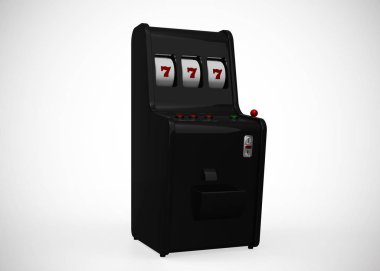 Slot Makinası 3d Render. Kumarhane