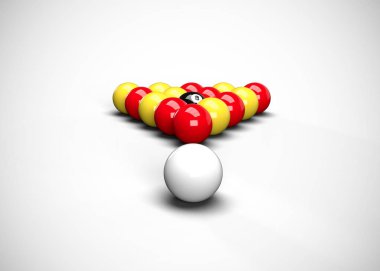 Bilardo masası. Bilardo topları, bilardo