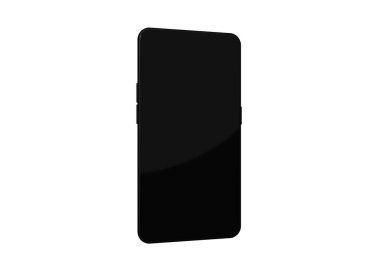 Akıllı telefon, cep telefonu, geri dönüş. Model Yukarı. 3d Hazırlama