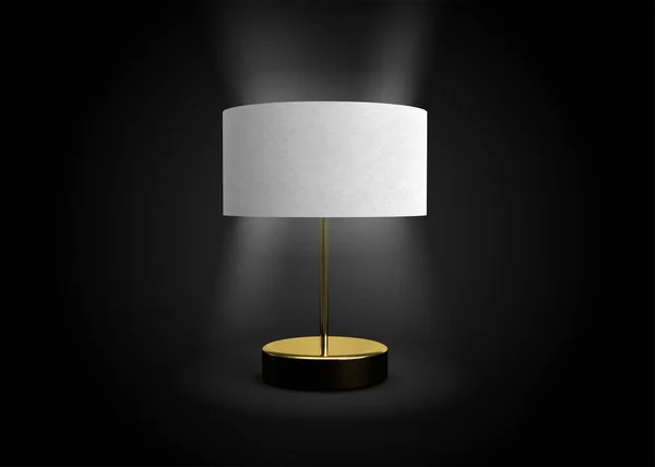 Lampada Comodino Design Render — Foto Stock