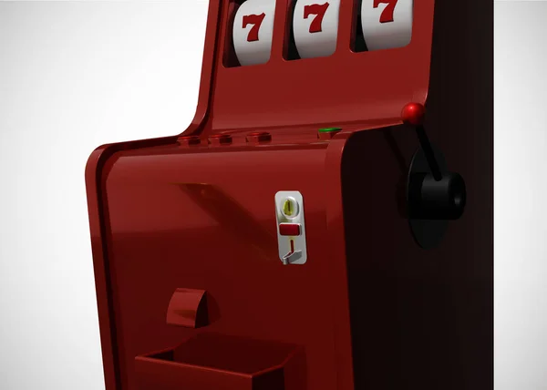 Slot Machine Render Kasino — Stock fotografie