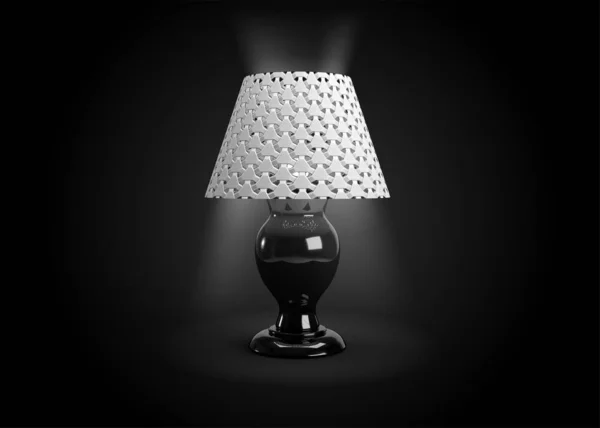 Nachttischlampe Design Render — Stockfoto